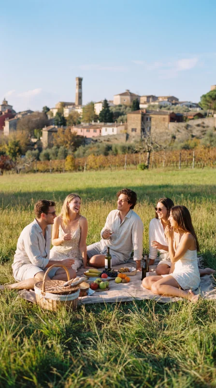 Picnic conviviale tra i vigneti dell’entroterra Romagnolo: Santarcangelo di Romagna
