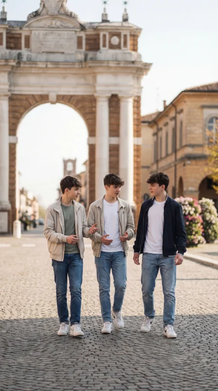 Giovani all’Arco Ganganelli a Santarcangelo di Romagna