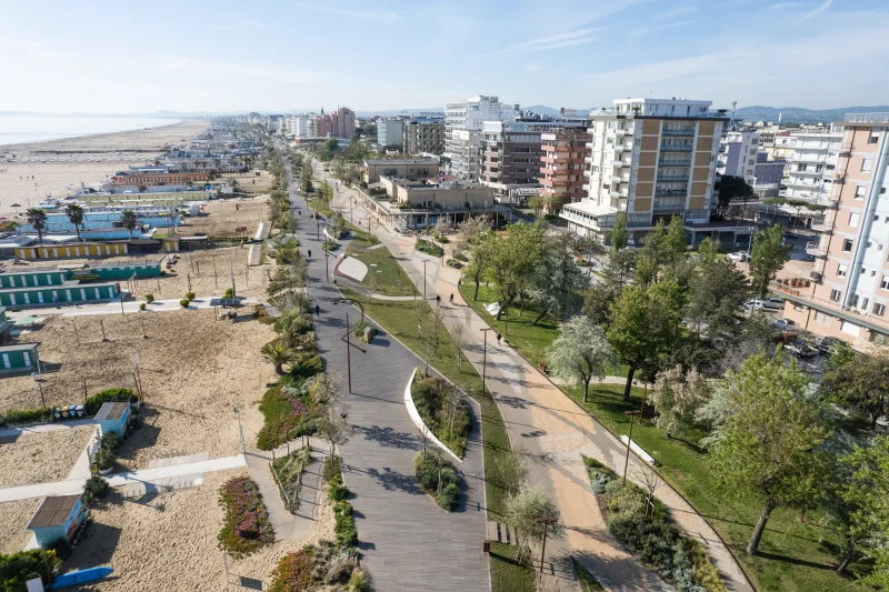 Lungomare di Rimini e il Parco del Mare