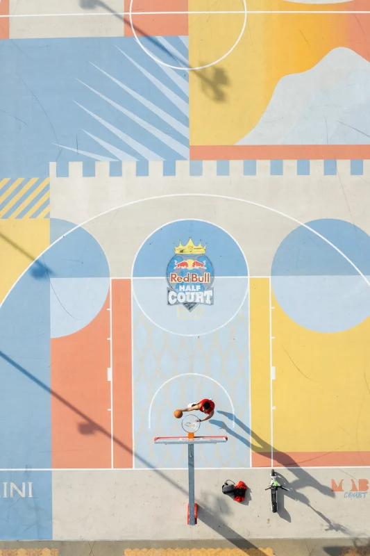 Campo da basket Red Bull Half Court a Rimini