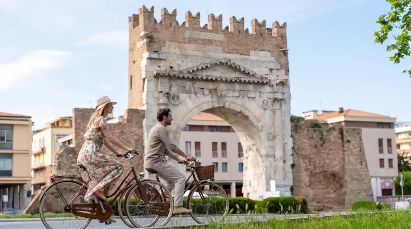 Ciclismo Urbano all’Arco d’Augusto di Rimini