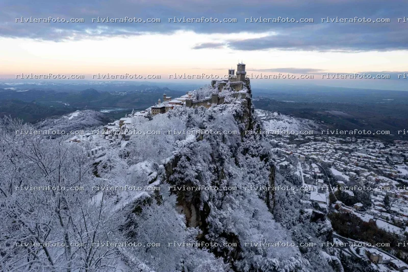 San Marino Invernale: La Guaita Innevata