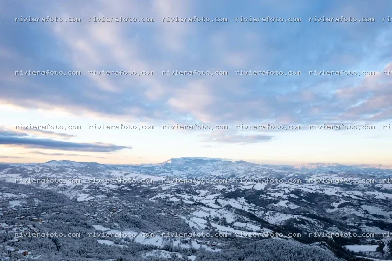 Panoramica Invernale sull’Appennino Romagnolo