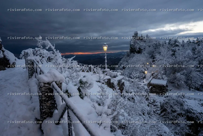 Panorama Invernale a San Marino