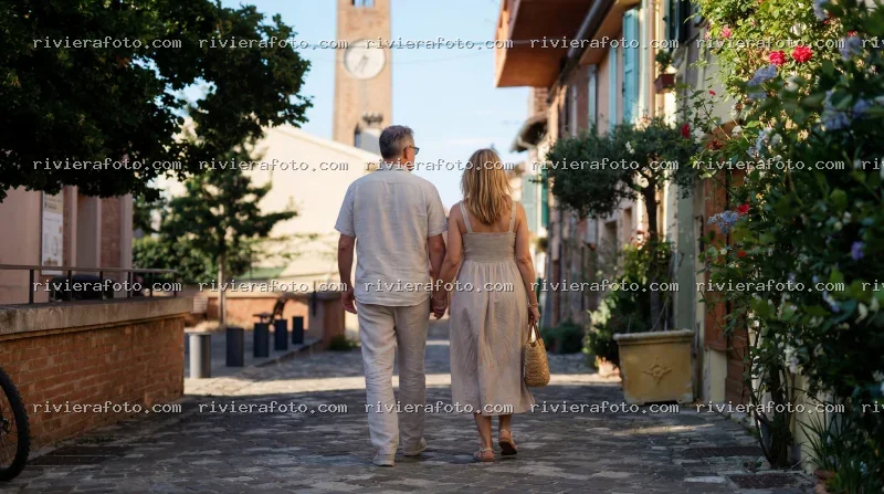 Passeggiata romantica nel cuore storico di Santarcangelo di Romagna