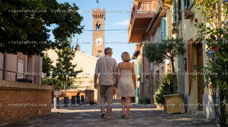 Passeggiata nel borgo storico di Santarcangelo di Romagna