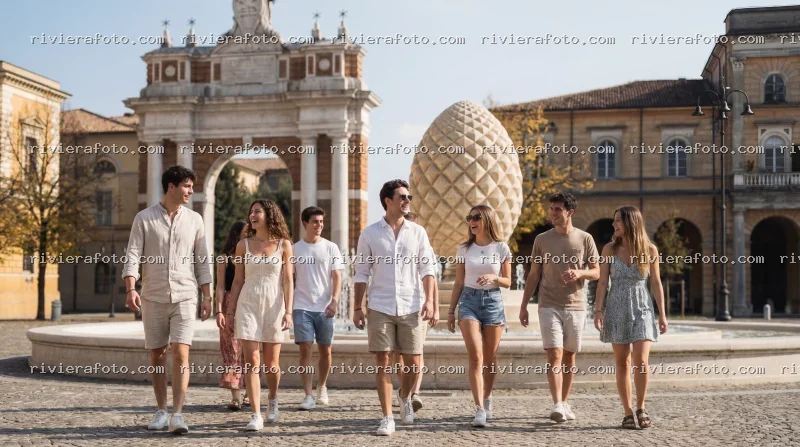 Turismo e tempo libero tra l’Arco Ganganelli e la Fontana della Pigna a Santarcangelo di Romagna