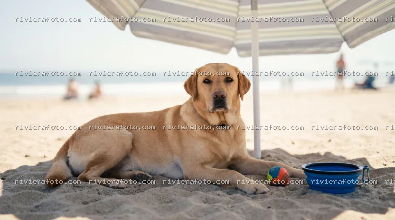 Relax in spiaggia con il Labrador sulla Riviera Romagnola