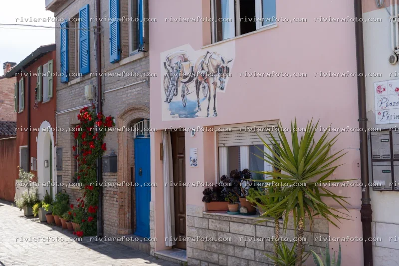 Scorcio del Borgo San Giuliano in Riviera Romagnola