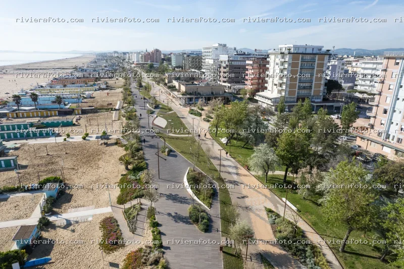 Lungomare di Rimini e il Parco del Mare