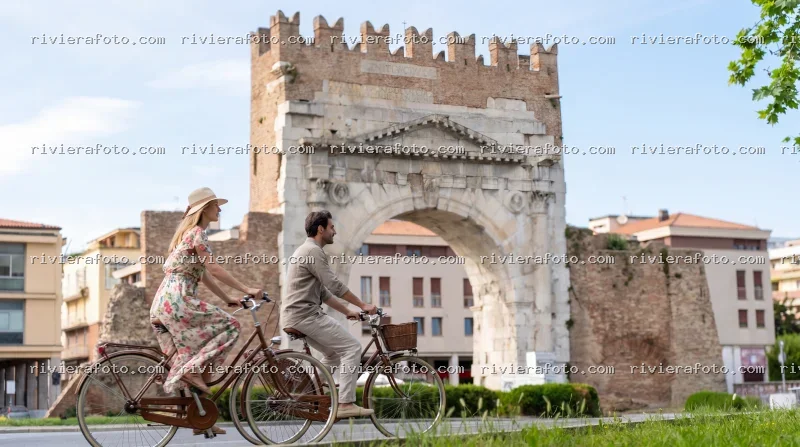 Ciclismo Urbano all’Arco d’Augusto di Rimini