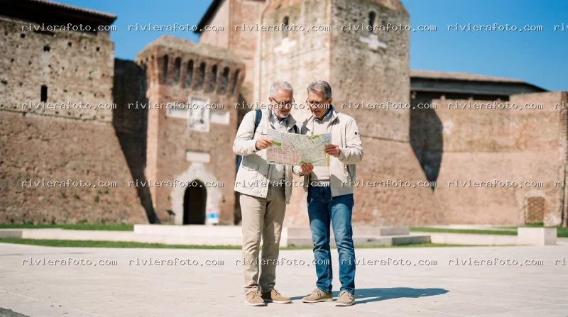 Turisti al Castel Sismondo di Rimini