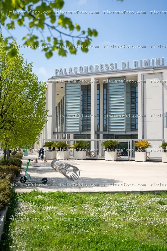 Palacongressi di Rimini in primavera