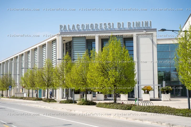 Palacongressi di Rimini in primavera