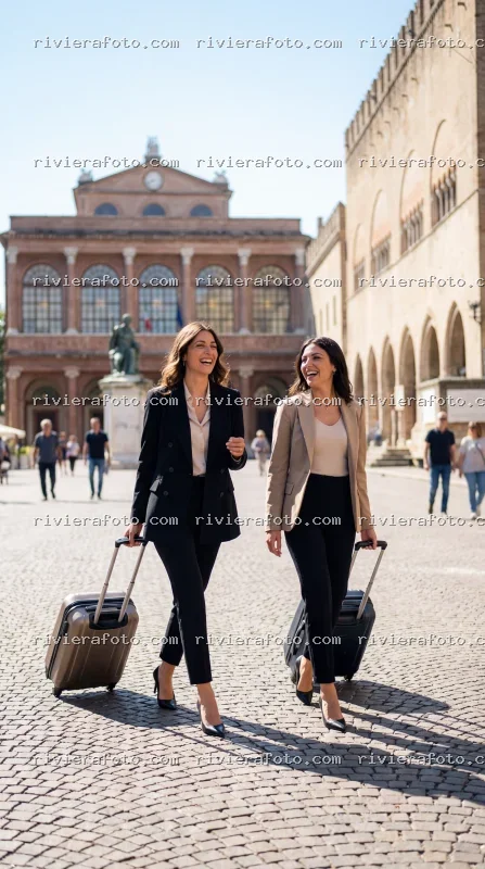 Piazza Cavour a Rimini: Viaggiatrici nel cuore storico della Romagna