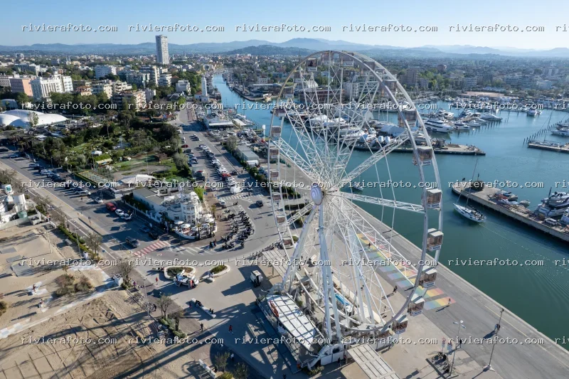 Ruota Panoramica e Porto Canale di Rimini