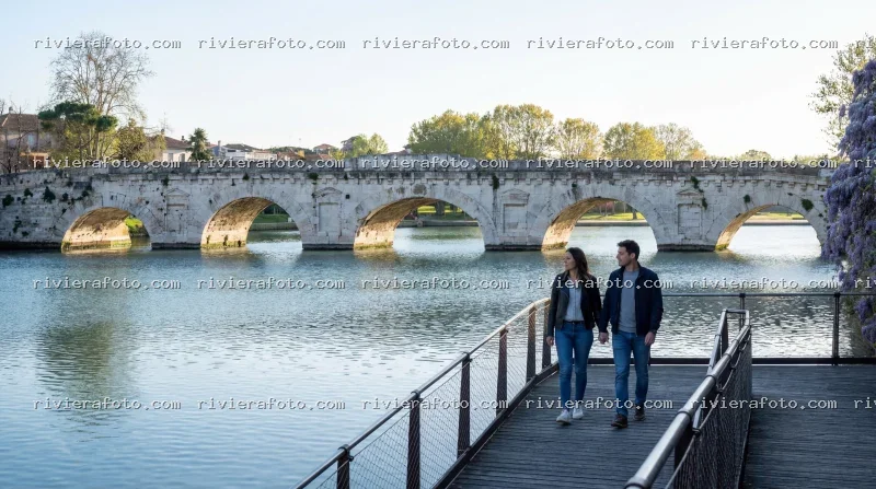 Passeggiata al Ponte di Tiberio, Rimini