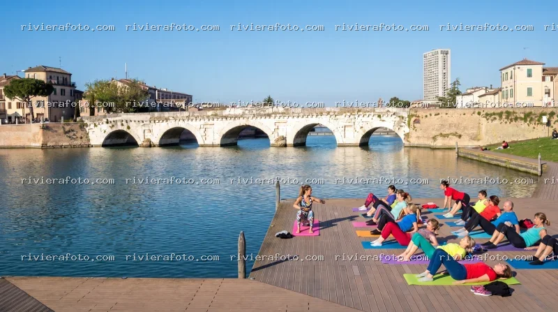 Ponte Tiberio e attività all’aperto a Rimini