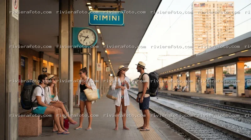 Arrivi e Partenze alla Stazione di Rimini