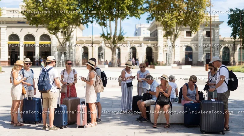 Arrivi Turistici alla Stazione di Rimini