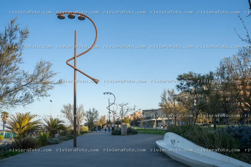 Passeggiata del Parco del Mare a Rimini