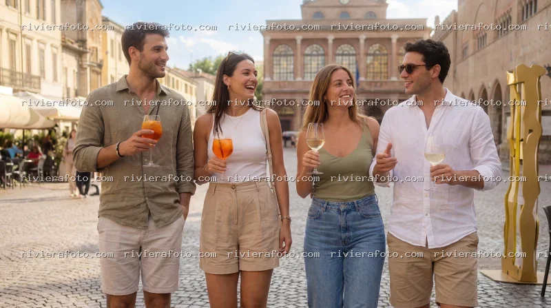 Aperitivo in Piazza Cavour a Rimini