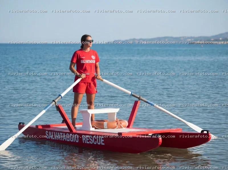 Bagnina in servizio a Rimini sulla Riviera Romagnola