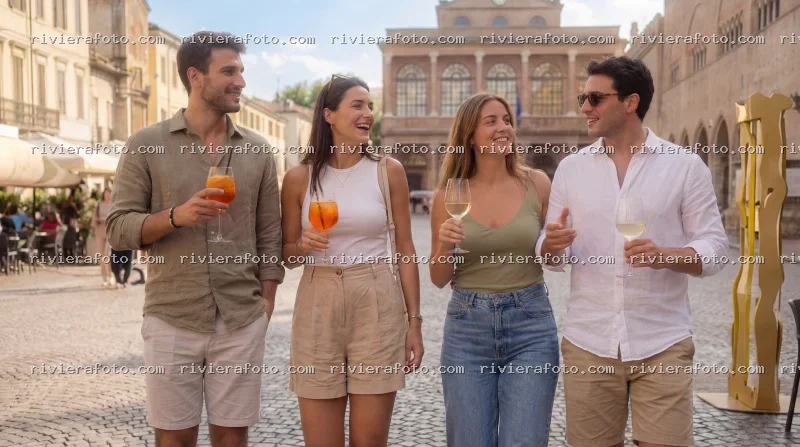 Aperitivo in Piazza Cavour, Centro Storico di Rimini