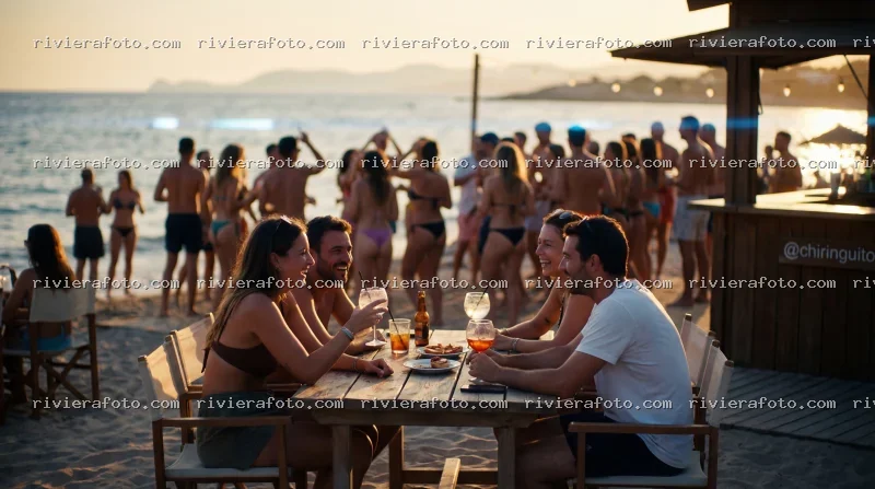 Serata di Happy Hour sulla Spiaggia in Riviera Romagnola