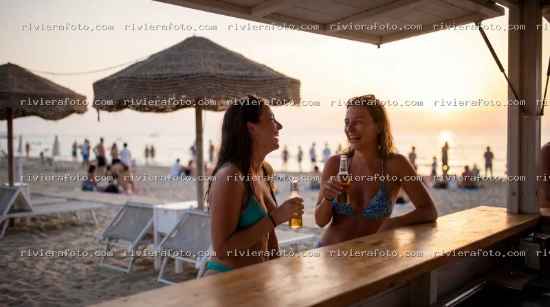 Serata di relax e divertimento in spiaggia sulla Riviera Romagnola
