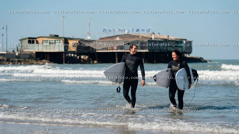 Surfisti al Rockisland di Rimini