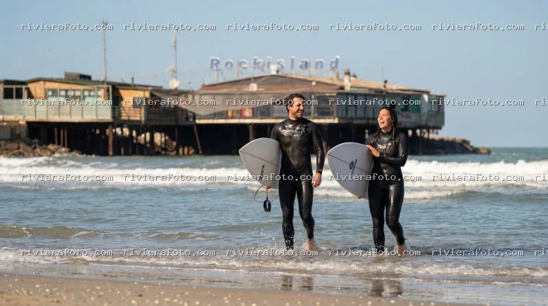 Surfisti al Rockisland di Rimini