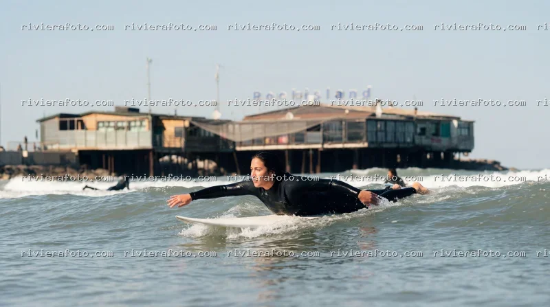 Surf con vista sul Rockisland di Rimini